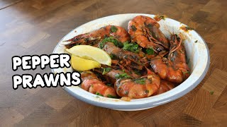 Jamaican Pepper Prawns  10 Minute recipe So SUCCULENT [upl. by Astrea]