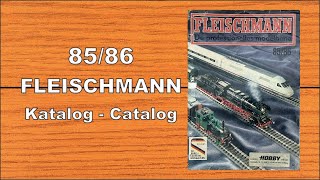 FLEISCHMANN KATALOG 8586 CATALOG HD [upl. by Mitchael]