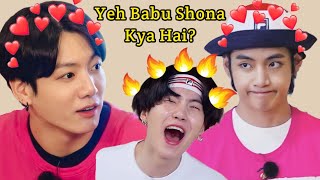 Bts Playing Funny Game😰Taehyung Ne Yeh Kya Kiya Part 3 end  hindi dubbing video  cute bts life [upl. by Archibaldo4]