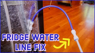 How to Fix ANY Fridge Water Line [upl. by Skerl]