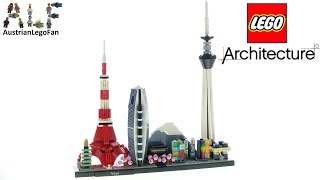 Lego Architecture 21051 Tokyo Skyline  Lego Speed Build Review [upl. by Yderf]