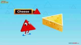 Lets Learn About the TRIANGLE SHAPE Math for Kids [upl. by Enelyt401]