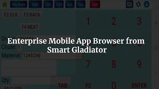 Smart Gladiator Enterprise Browser [upl. by Otsirc]