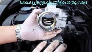 How to replace intake manifold flap motor aka quotThrottle body valvequot on 20 tdi engine Audi A6 [upl. by Haym]