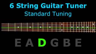 6 String Guitar Tuner  Standard Tuning [upl. by Tsirhc]