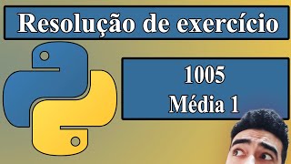 Uri 1005  Média  Python  Uri Online Judge  Resolução de exercício [upl. by Liebermann]