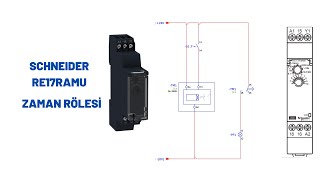 Zaman rölesi Schneider RE17RAMU [upl. by Damalas]