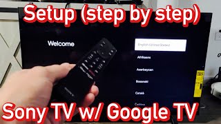 Sony Bravia TV Amazon Fire TV Stick How to Setup Step by Step for Beginners [upl. by Wes]