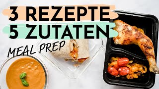 3 SCHNELLE REZEPTE zum Abnehmen  Meine besten Rezepte EINFACH amp GESUND [upl. by Eked]