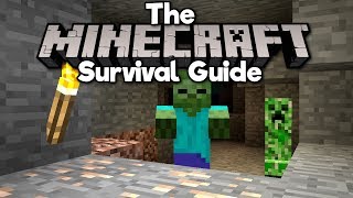 Your First Time Caving ▫ The Minecraft Survival Guide 113 Lets Play  Tutorial Part 3 [upl. by Atilek800]