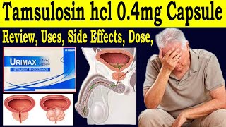 Tamsulosin hcl 04 mg capsule uses  Review urimax 04 mg capsule  Tamsulosin side effects Uses [upl. by Lourie448]