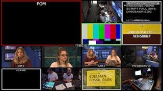 Basic TV Newscast  Control Room Multiview [upl. by Verada]