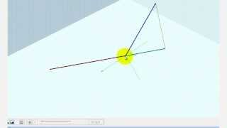 Ex Vector Projection in Three Dimensions [upl. by Etennaej]