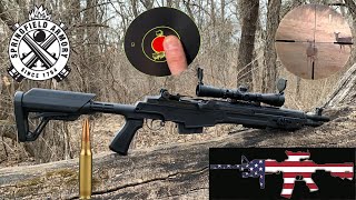 M1A SOCOM at 500 yards with Scout Scope  REVIEW [upl. by Noned]