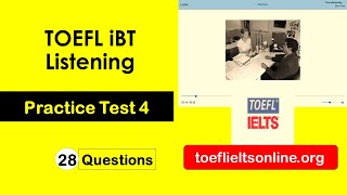 TOEFL iBT Listening Practice Test 4 with Answers Boost Your TOEFL iBT Listening Score [upl. by Aliakam]