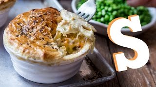 How To Make Chicken Pot Pie Recipe  Sorted Food [upl. by Maillw]