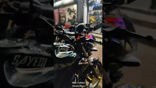 Full modified on Suzuki Gixxer monotone bike 🥵🔥foryou highlight viralvideo viralshort [upl. by Charin931]