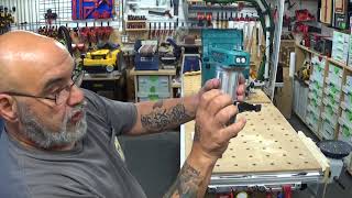 Demo of Makita 18 Volt cordless trim router [upl. by Nogras]