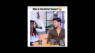 Who is the better kisser  😂😘 splitsvilla15 digvijay unnati dignati love kiss [upl. by Newfeld]