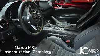 Mazda MX5 Insonorización completa [upl. by Ediva]