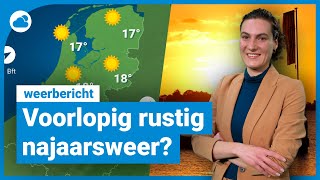 Weerbericht blijft het zonnig herfstweer [upl. by Kutzer]