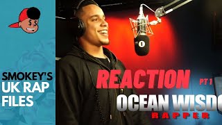 American Rapper First Time Hearing  Fire In The Booth – Ocean Wisdom Pt 1 UK Rap Reaction [upl. by Aleydis]