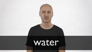 How to pronounce WATER in British English [upl. by Nirol]