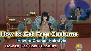 How to Get Costumes amp Wings for Free  Komori Life [upl. by Elleinnod]