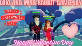 Loki amp Miss Rabbit Gameplay “HAPPY VALENTINE DAY” Heroes Online World [upl. by Glovsky627]