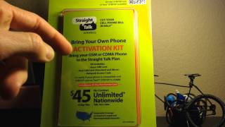 Unboxing Straight Talk Wireless Starter Activation Kit Pack [upl. by Aimaj]