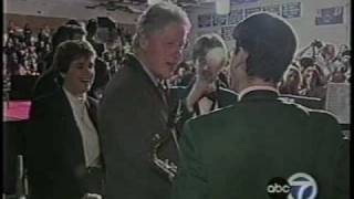 Bill Clinton blows Louie Louie [upl. by Asilehc]