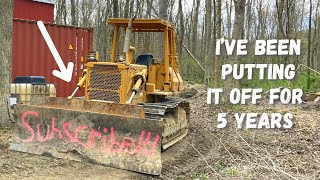 Komatsu Dozer gets Cylinder Rebuild Long Overdue [upl. by Garibold275]