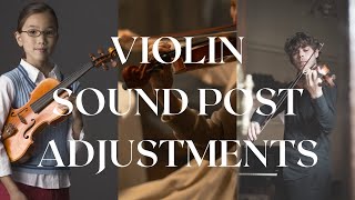 Your Guide To Violin Sound Post Adjustments  Robert Cauer Violins [upl. by Sivehc]