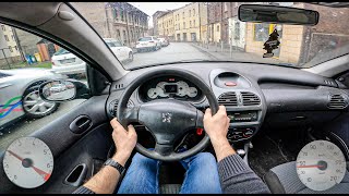 Peugeot 206 2000  14 75 HP  POV Test Drive [upl. by Yrehc140]