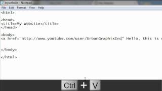 Adding Hyperlinks  HTML Tutorial [upl. by Yesmar538]