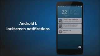 Floatify  Android L  Lockscreen notifications [upl. by Edelson]