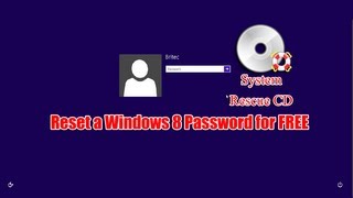 Reset a Windows 8 Password for FREE [upl. by Flint]