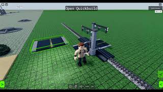 How To Build An Over Head Rail Road Crossing In RO  Scale Sandbox [upl. by Aneerhs636]