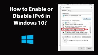 How to Enable or Disable IPv6 in Windows 10 [upl. by Luna333]