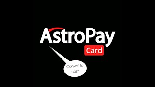 Convert astropay card to cash [upl. by Regdirb]