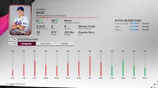 【MLBTheShow24Statsメジャーリーグ選手能力】Mets2A 49 Yacksel Rios メッツ2A ヤクセル・リオス選手 [upl. by Isherwood621]