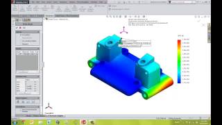 SolidWorks Simulation  Vibration Analysis [upl. by Llenyt973]