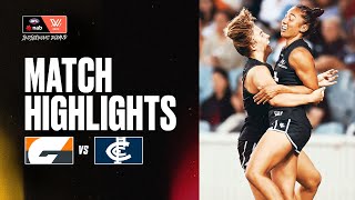 Giants v Carlton Match Highlights  Round 8  2022 NAB AFL Womens Competition [upl. by Aramois]