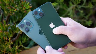 Green iPhone 13 and 13 Pro Unboxing and First Impressions [upl. by Candie]