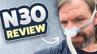 ResMed AirFit N30 Mask Review amp Tutorial [upl. by Weinshienk789]