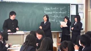 Example of English Japanese High School Classroom [upl. by Mersey]