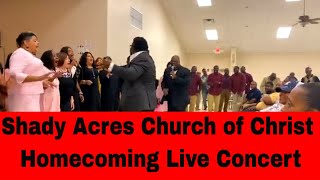 Shady Acres Church of Christ Homecoming Acappella Gospel Concert [upl. by Fransisco433]