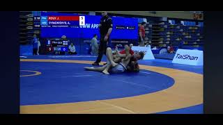 UWW Grappling World Championship Amiko Svimonishvili VS Julien Samuel Roux [upl. by Jenkins819]