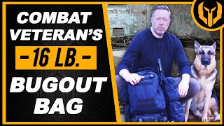 Bugout Bag Essentials  Combat Veterans 16 lb Ultralight GoBag Survival Gear List [upl. by Cyma]