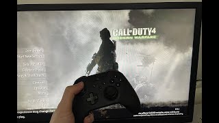 How to play COD4 on PC using a CONTROLLER in 2021 [upl. by Nuhsar]